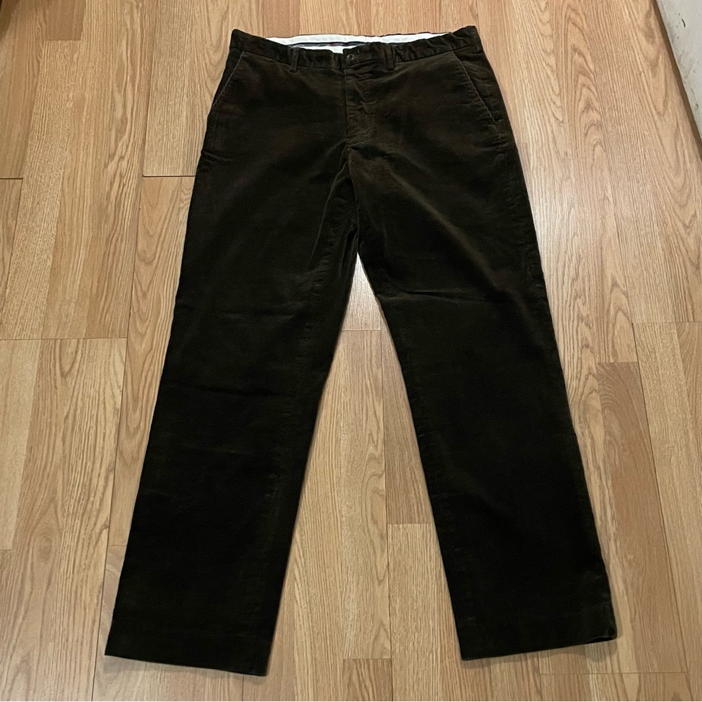 Polo Ralph Lauren Men’s Preston 36x32 (35x31) Corduroy Pants Brown Preppy - Picture 3 of 16